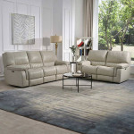 Williamton Leather Power Recliner Sofa Loveseat Power Headrests 2633