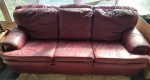 Genuine Leather Natuzzi Sofa and Loveseat