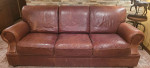 Italian Leather Sofa / Couch