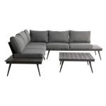 Norfolk Outdoor V-Shaped 5 Seater Sofa Set by Christopher Knight Home