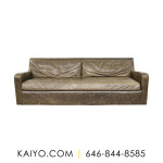 Restoration Hardware Belgian Slope Arm Bench-Seat Sofa (Was 8900)