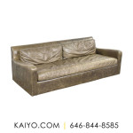 Restoration Hardware Belgian Slope Arm Bench-Seat Sofa (Was 8900)