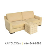Kravet Custom Upholstered Sofa and Ottoman (Was 6000)