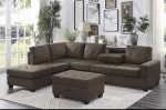 Sectional sofa with ottoman... I deliver