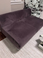 Grey Velvet Sofa