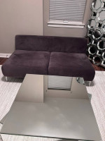 Grey Velvet Sofa
