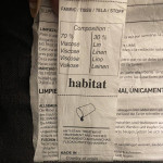 ** DESIGNER SLEEPER SOFA BY HABITAT **