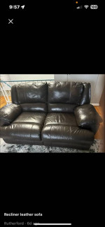 Recliner sofa