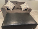 Sofa and Ottoman set