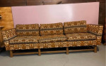 Mid Century Modern 3 Cushion Sofa, Jack Lenor Larsen Style?