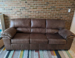 Brown sofa