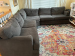 Sectional Sofa (115 Inches long, 38 1/2 Inches deep)