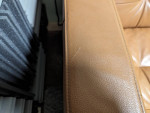 Brown Leather Sofa (Real Leather)
