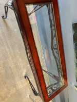 Glass Inlay Sofa Table