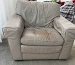 Leather sectional sofa
