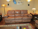 Leather Reclining 3 way Sofa