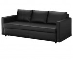 IKEA Leather Sleeper Sofa