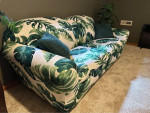 Green Leafy Couch / Sofa