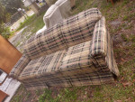Plaid Sofa