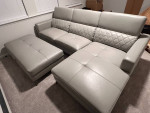 Leather 4 piece sectional sofa -sits 6, 50%+ off