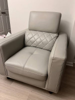 Leather 4 piece sectional sofa -sits 6, 50%+ off