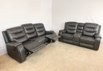 Grey Sofa & Loveseat Living Room Set (BRAND NEW)