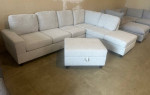 3pc Light Grey Sofa Chaise - BRAND NEW!