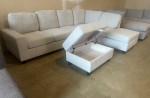 3pc Light Grey Sofa Chaise - BRAND NEW!
