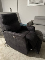 60% off Dark Grey Power Sofa Recliner