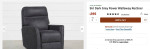 60% off Dark Grey Power Sofa Recliner