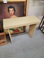 Beige Tan Wood Sofa Table / Console Table #311-8