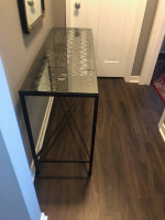 Table, Sofa, Metal and Glass, Console, Contemporary