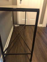 Table, Sofa, Metal and Glass, Console, Contemporary