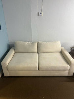 7ft Beautiful Restoration Hardware Maxwell Linen Sofa