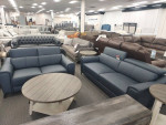 U6008 NAVY SOFA/LOVESEAT