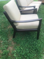 Ole Wanscher Danish / Scandanavian Modern sofa and chair for Cado B9