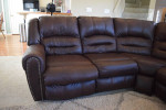 Ashley Leather Sofa Sectional w/recliners
