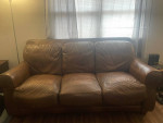 Real Leather Couch/Sofa