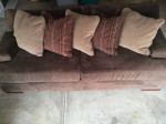 Ashley Brown sofa & oversize chair