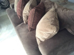 Ashley Brown sofa & oversize chair