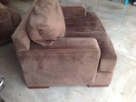 Ashley Brown sofa & oversize chair