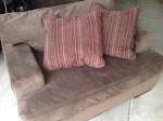 Ashley Brown sofa & oversize chair