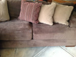 Ashley Brown sofa & oversize chair