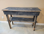 Sofa or entry table, new with tag, reclaimed barnwood