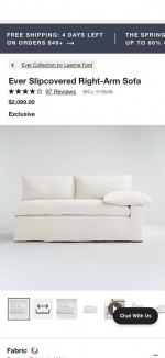 Crate&Barrel Leanne Ford Sofa