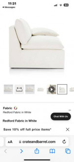 Crate&Barrel Leanne Ford Sofa