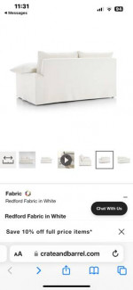 Crate&Barrel Leanne Ford Sofa
