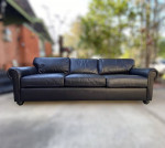 Restoration Hardware Original Lancaster Leather Sofa 8’