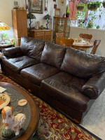 Leather sofa