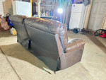 FREE DELIVERY 🚚  Ashley furniture Real Leather brown Couch, sofa,recliner